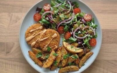 Hamburguesas Veganas Tipo Pollo
