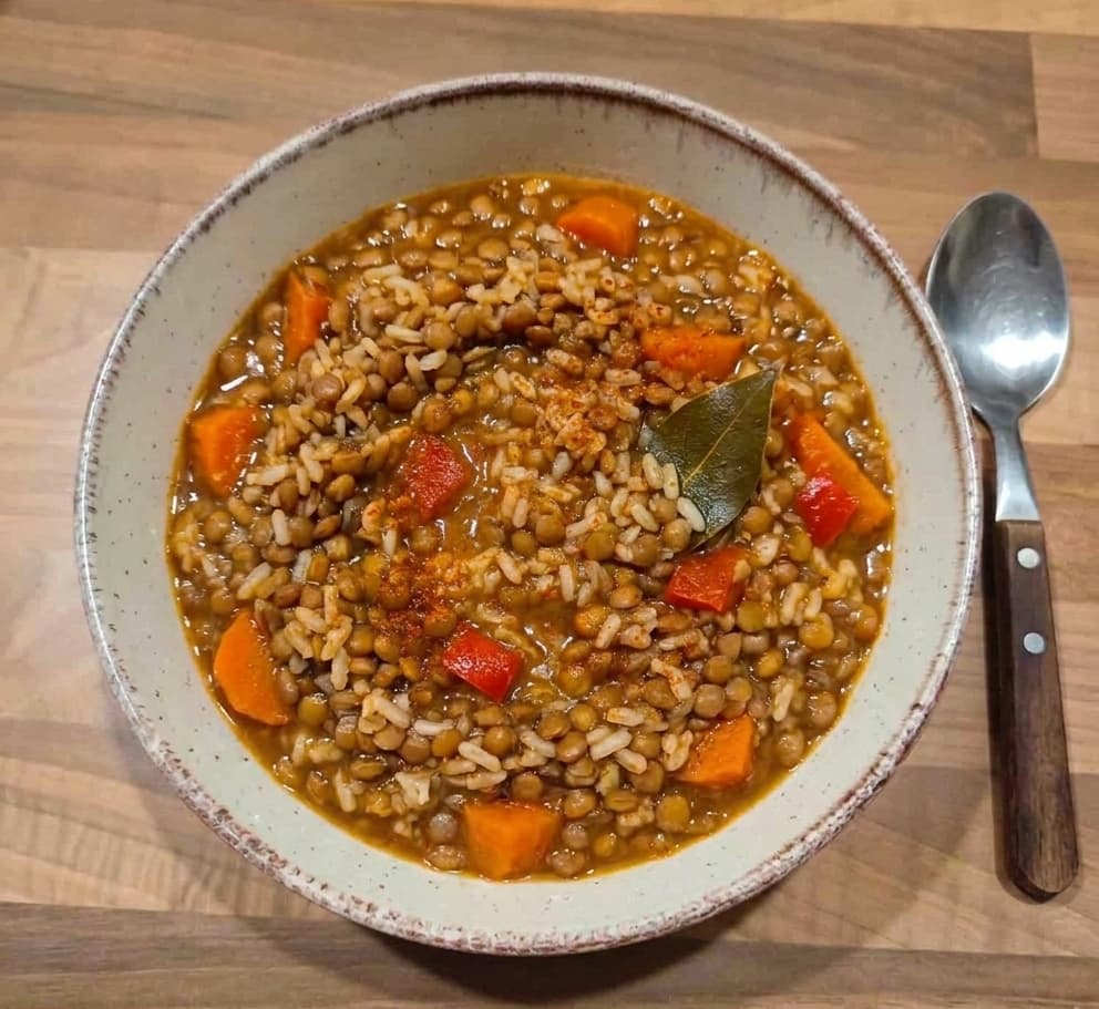 Lentejas-Estofadas-con-Arroz-integral