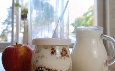 Parfait de Manzana Asada al Microondas